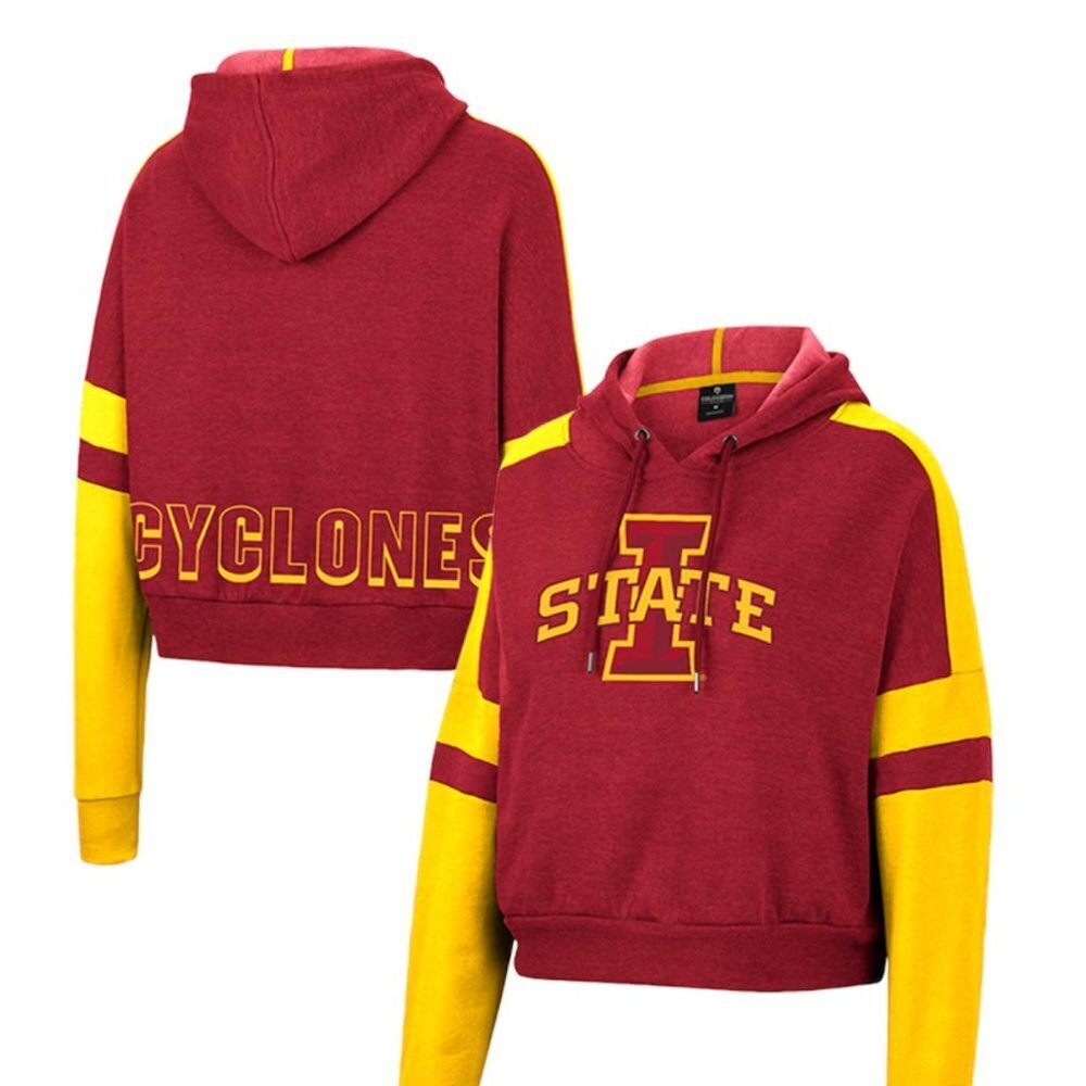 Red and Yellow Iowa State Hoodie women’s size m